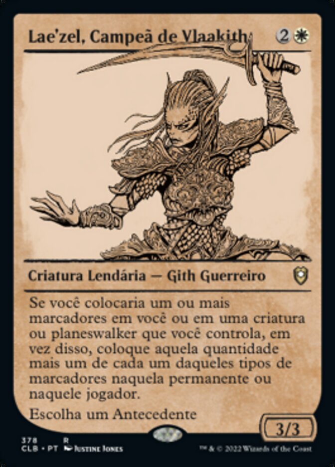 Lae'zel, Campeã de Vlaakith - Commander Legends: Battle for Baldur's Gate