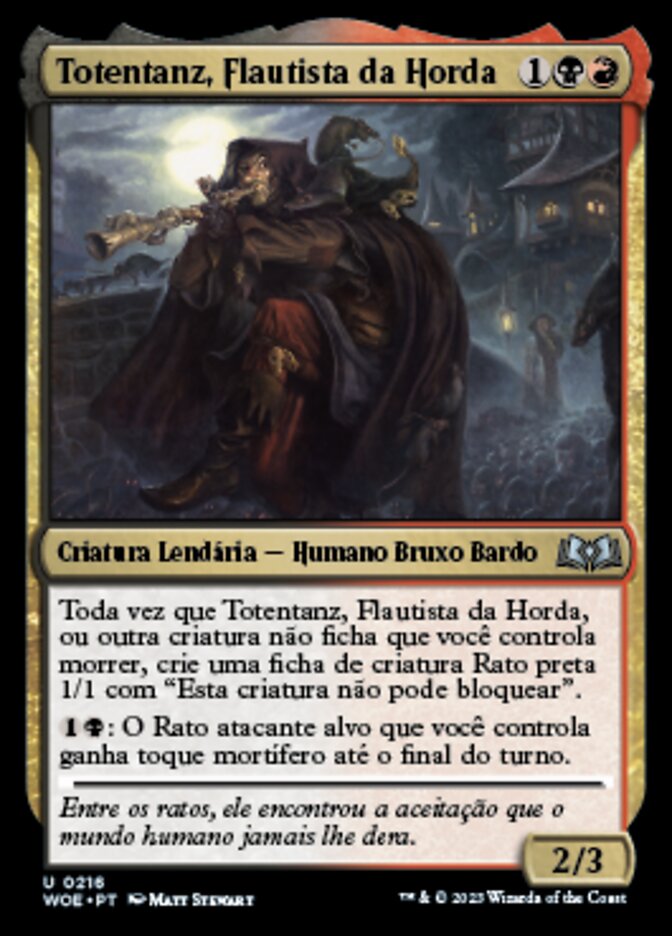 Totentanz, Flautista da Horda - Wilds of Eldraine