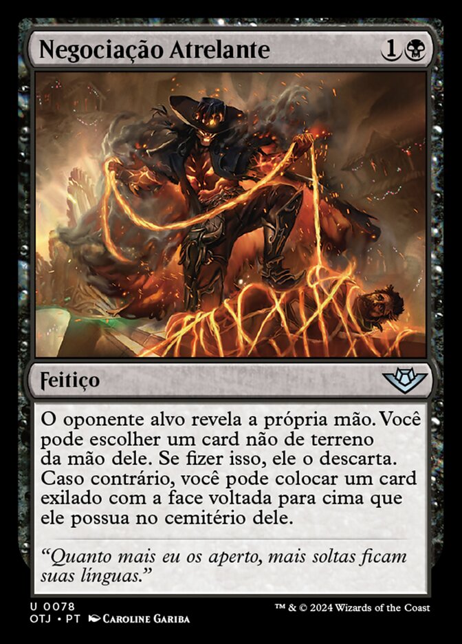 Negociação Atrelante - Outlaws of Thunder Junction