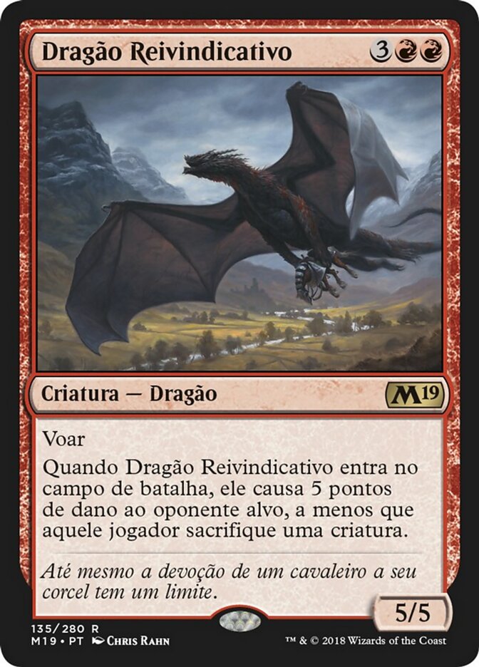 Dragão Reivindicativo - Core Set 2019