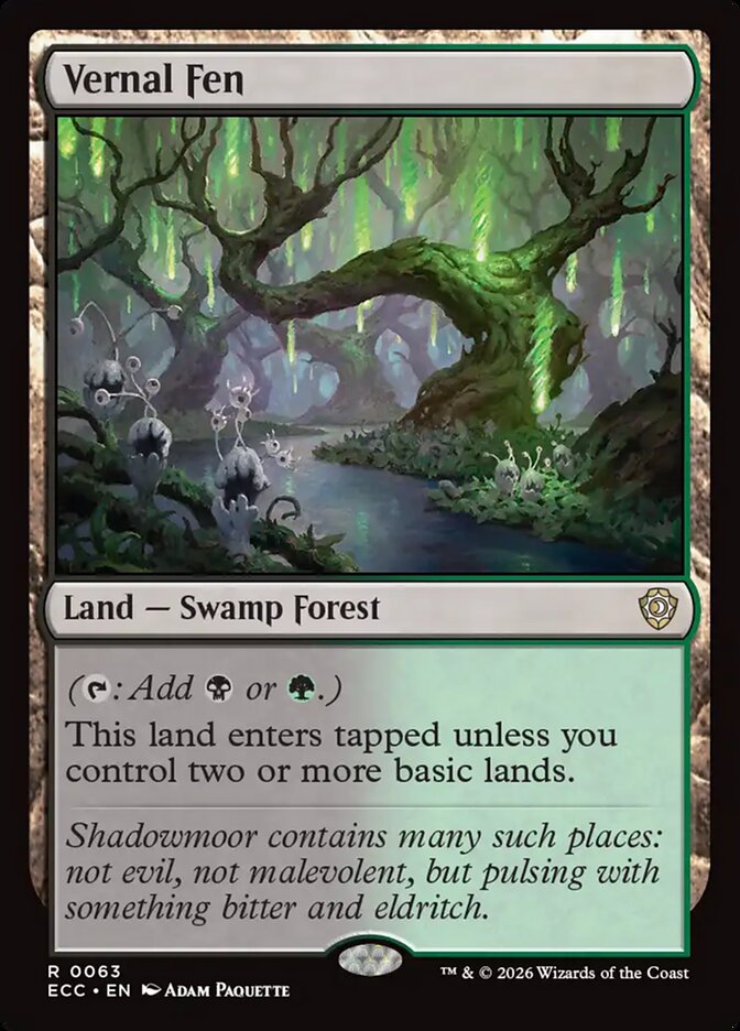 Vernal Fen - Lorwyn Eclipsed Commander