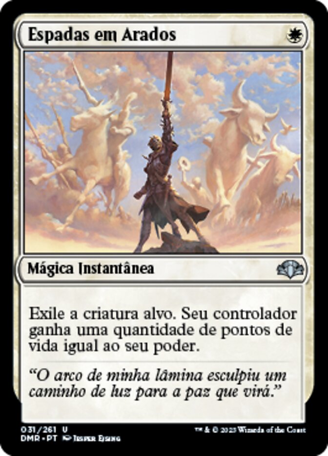 Espadas em Arados - Dominaria Remastered