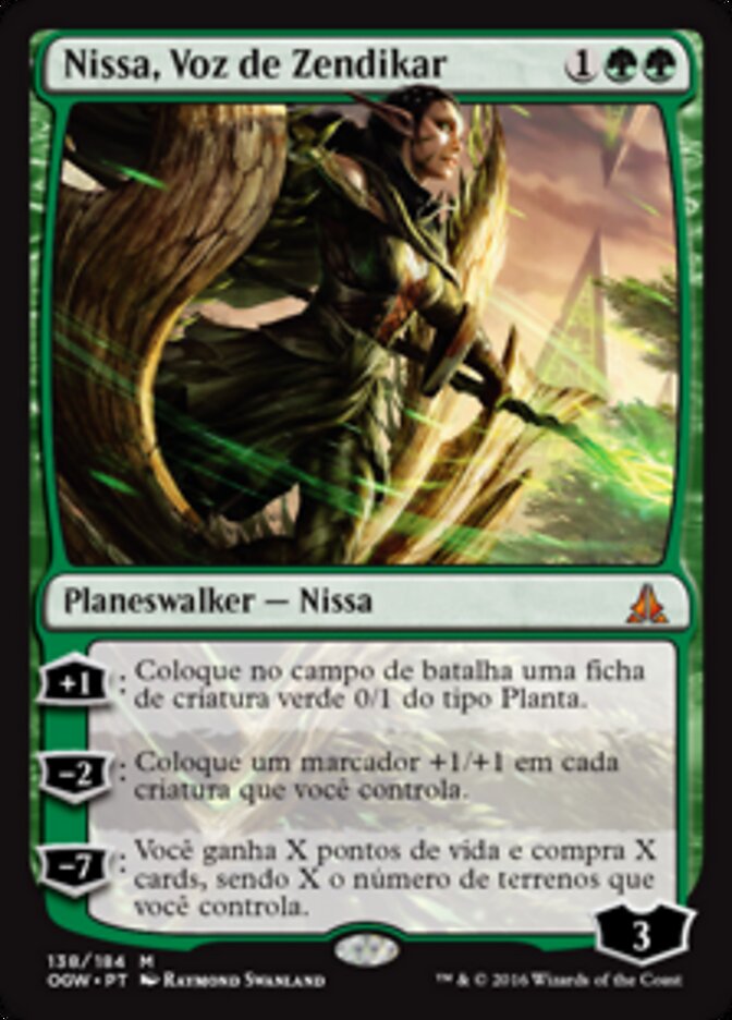 Nissa, Voz de Zendikar - Oath of the Gatewatch