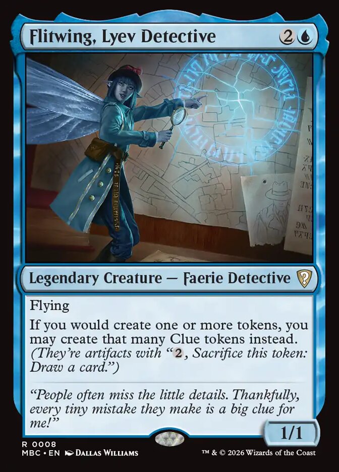 Flitwing, Lyev Detective - Mystery Booster Commander Edition
