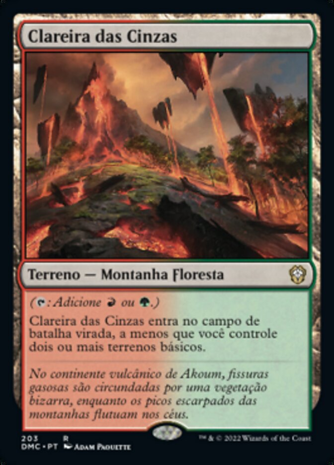 Clareira das Cinzas - Dominaria United Commander