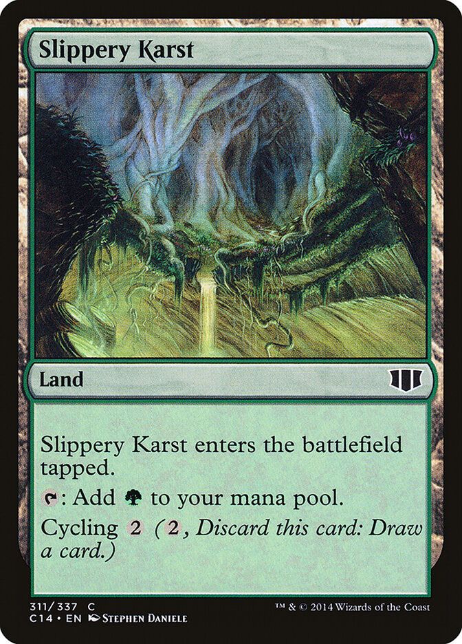 Slippery Karst - Commander 2014