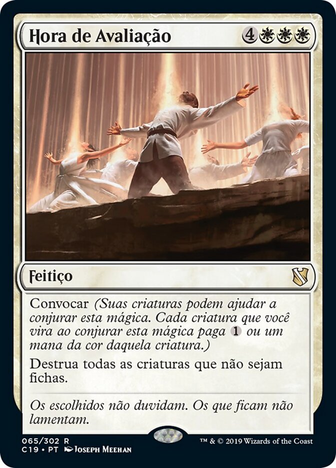 Hora de Avaliação - Commander 2019