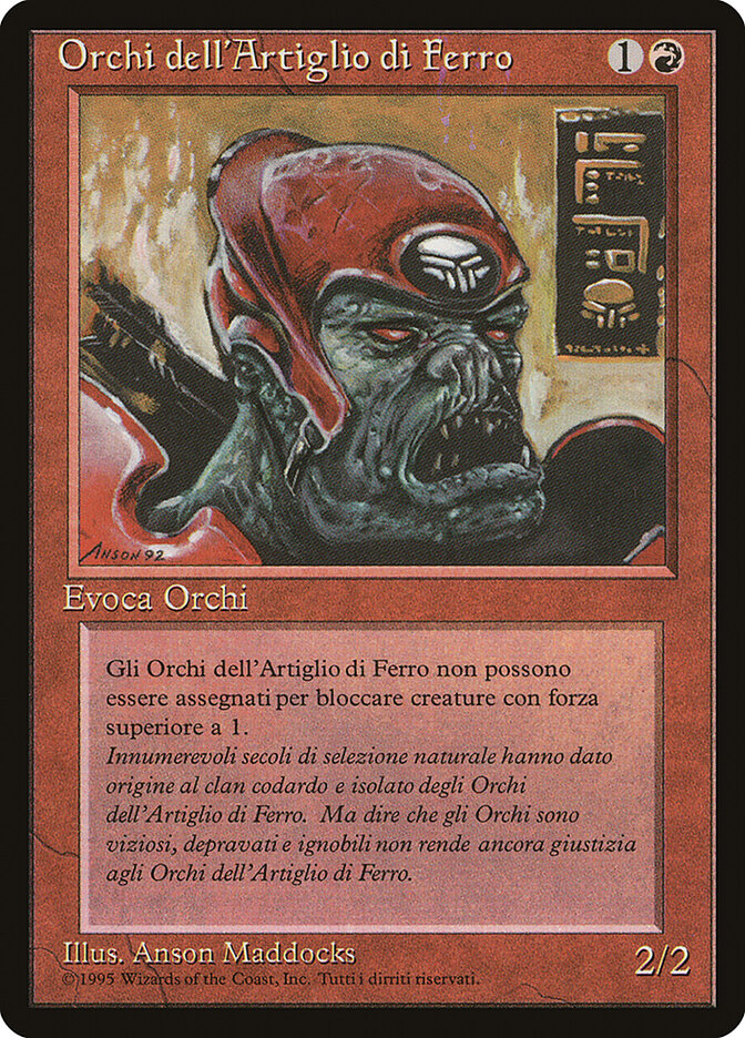Orchi dell'Artiglio di Ferro - Rinascimento