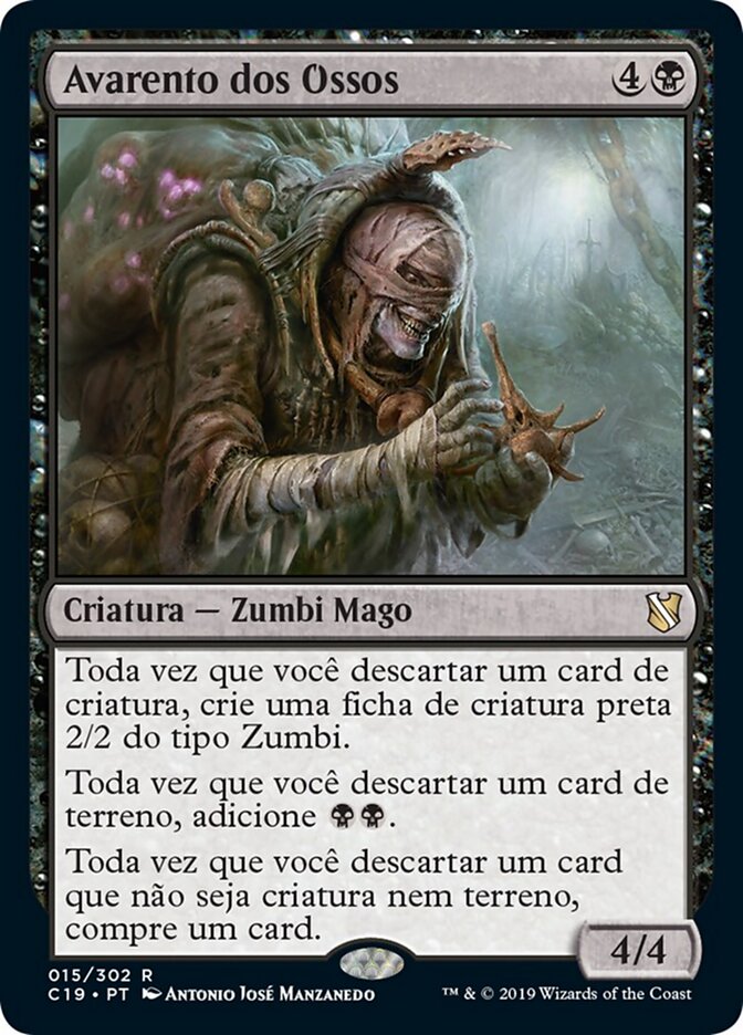 Avarento dos Ossos - Commander 2019