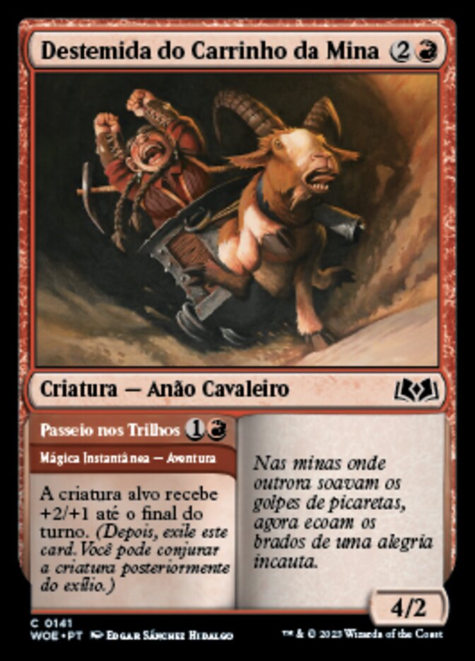 Minecart Daredevil // Ride the Rails - Wilds of Eldraine
