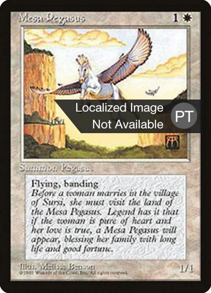Pégasso de Meseta - Fourth Edition Foreign Black Border