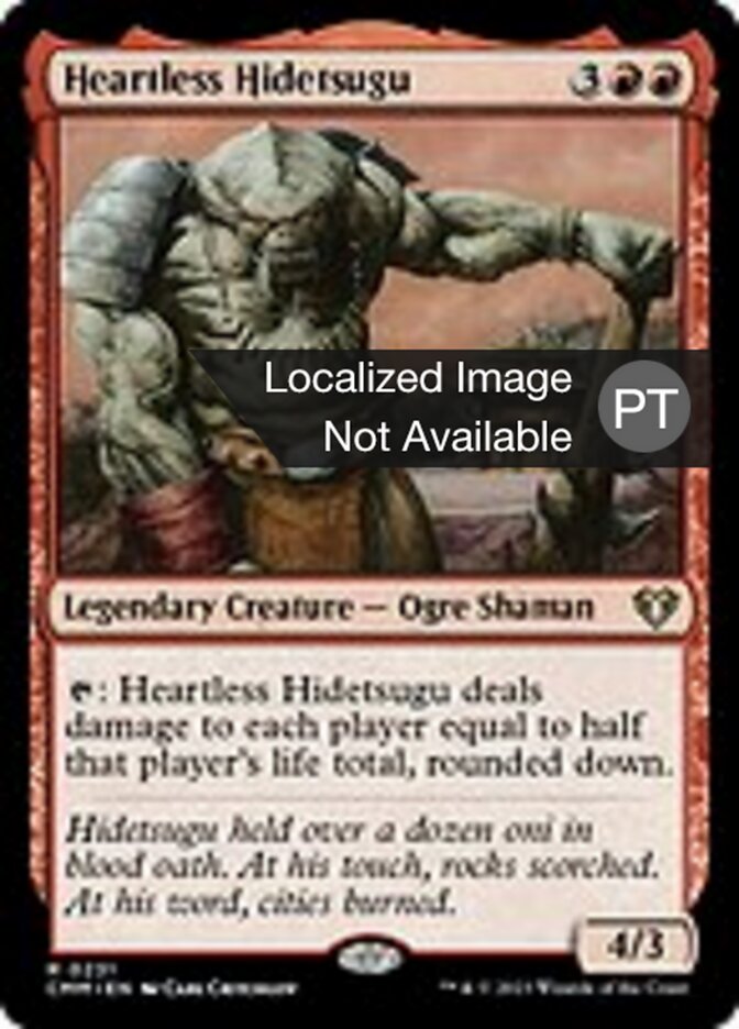 Hidetsugu Impiedoso - Commander Masters