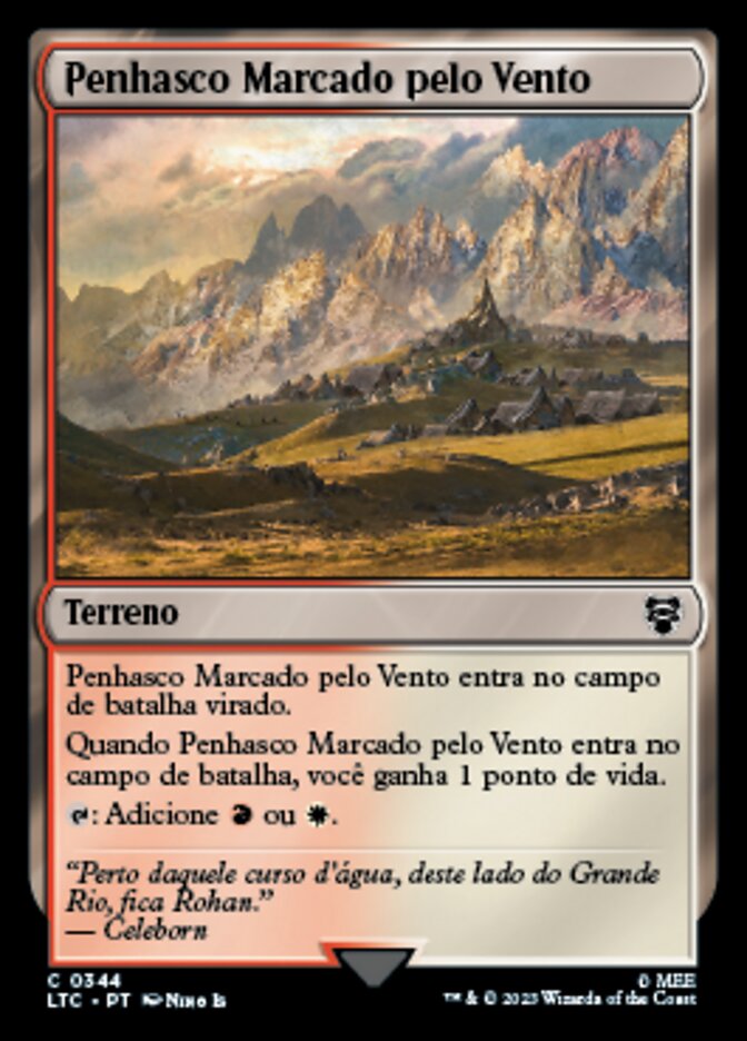 Penhasco Marcado pelo Vento - Tales of Middle-earth Commander