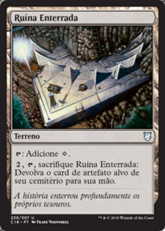 Ruína Enterrada - Commander 2018