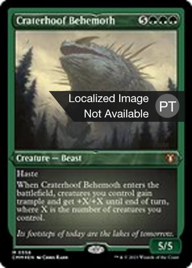 Behemoth Craterópode - Commander Masters
