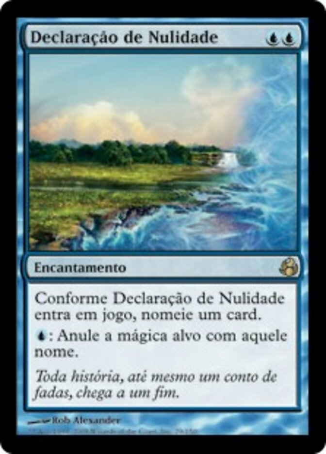 Declaração de Nulidade - Morningtide