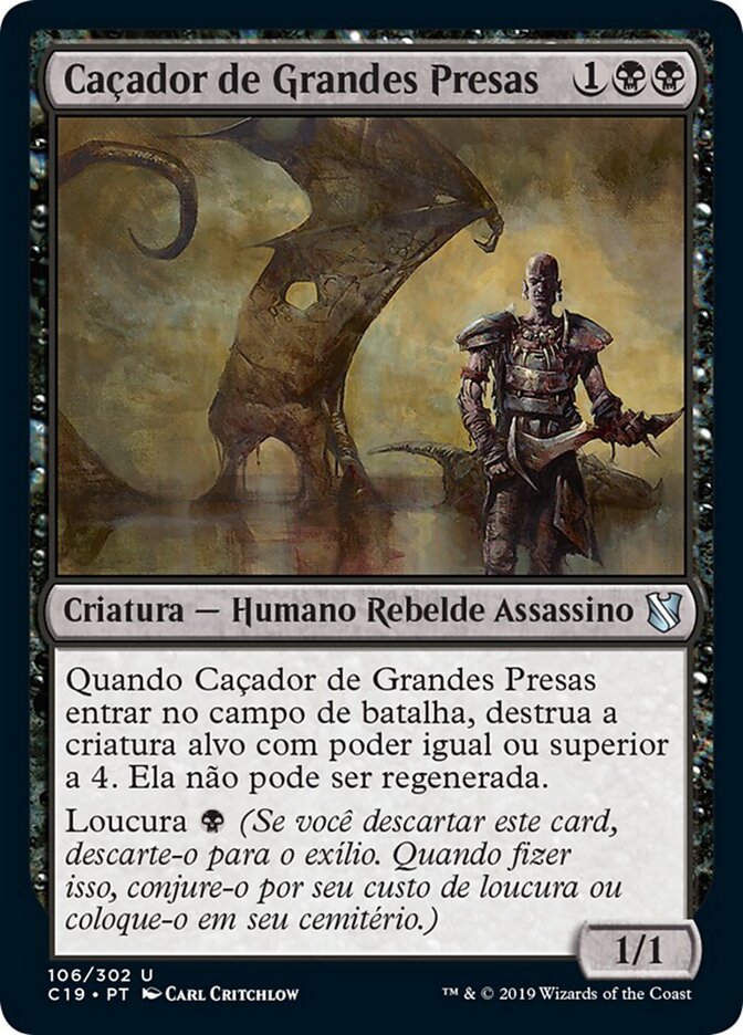 Caçador de Grandes Presas - Commander 2019