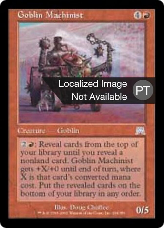 Maquinista Goblin - Onslaught