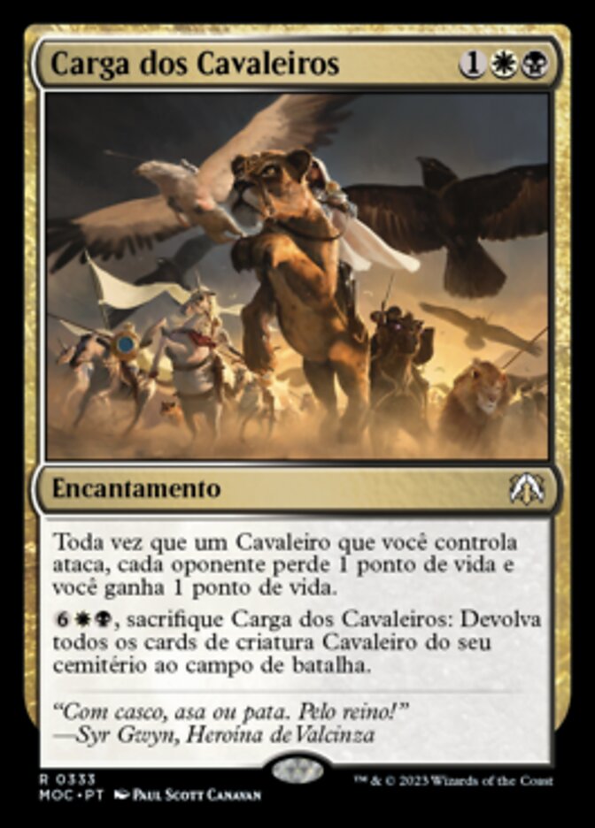 Carga dos Cavaleiros - March of the Machine Commander