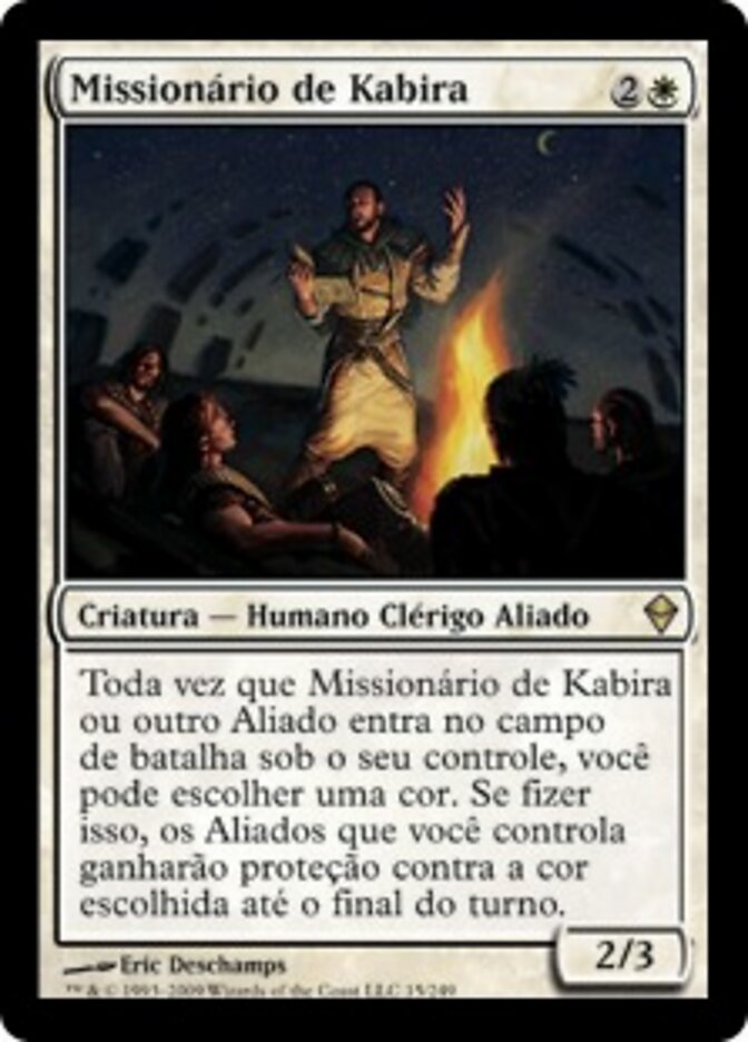 Missionário de Kabira - Zendikar