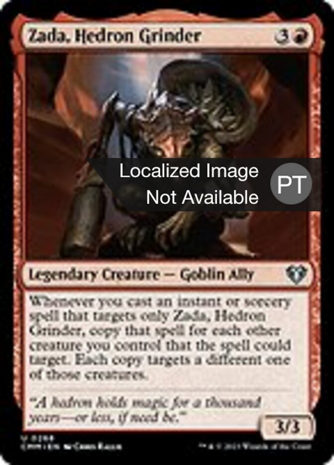 Zada, Moedora de Edros - Commander Masters