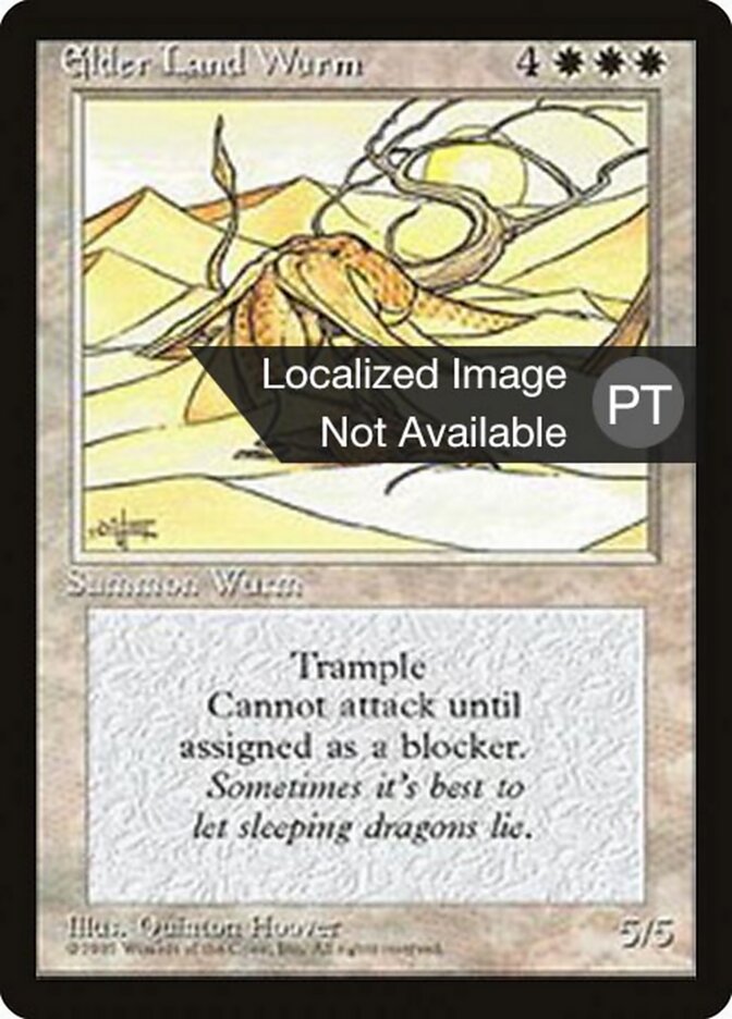 Serpente Terrestre Anciã - Fourth Edition Foreign Black Border