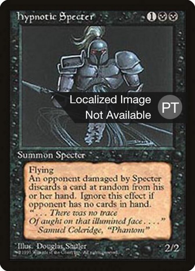 Espectro Hipnótico - Fourth Edition Foreign Black Border