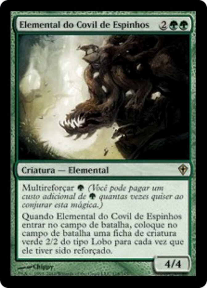 Elemental do Covil de Espinhos - Worldwake