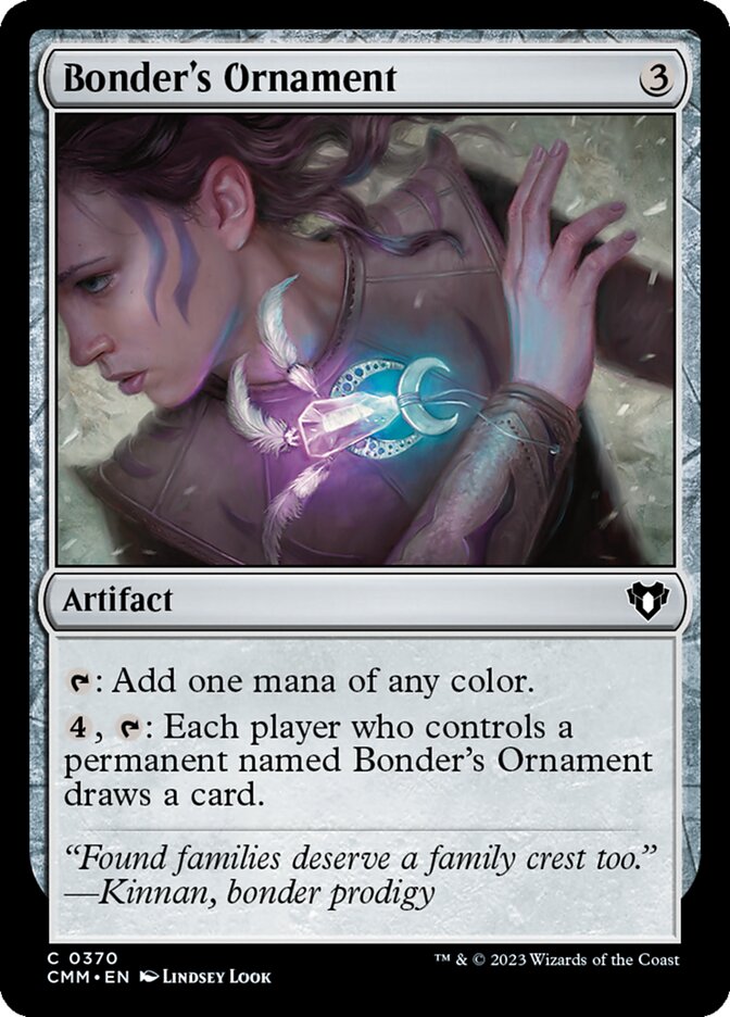 Bonder's Ornament, Commander Masters (Divulgação/Wizards of the Coast)