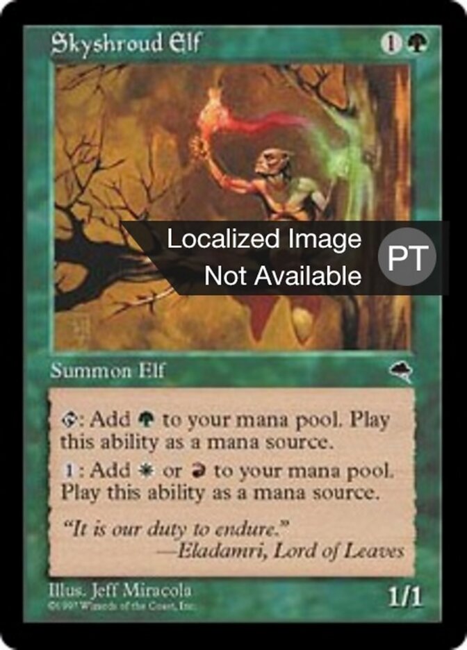 Elfo de Skyshroud - Tempest