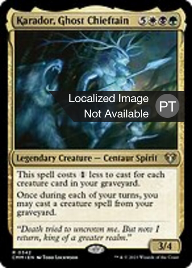 Karador, Cacique Fantasma - Commander Masters
