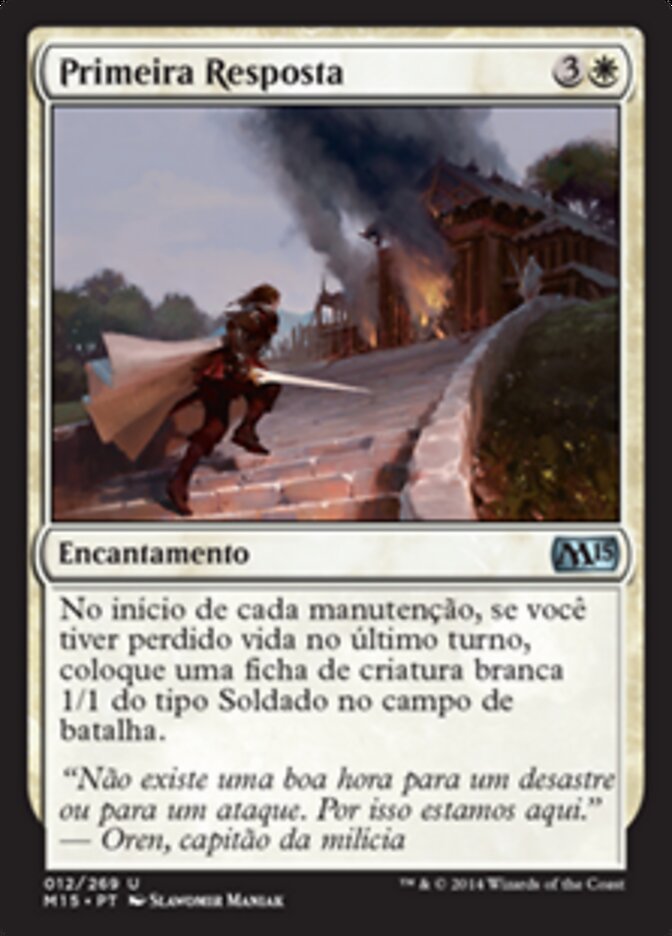 Primeira Resposta - Magic 2015