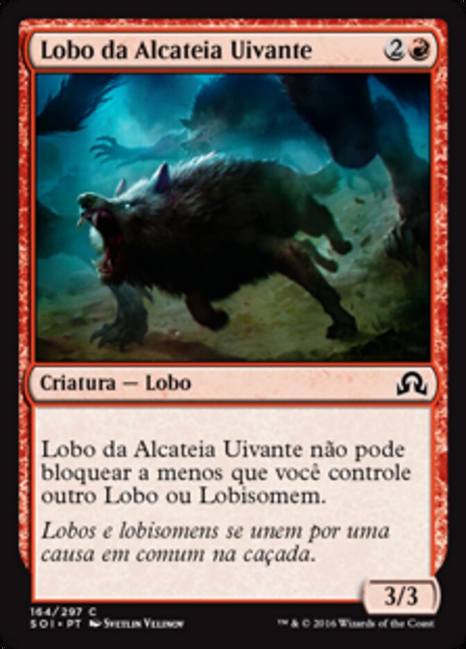 Lobo da Alcateia Uivante - Shadows over Innistrad