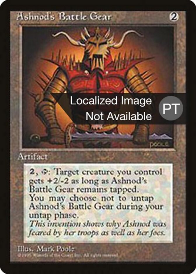Armadura de Ashnod - Fourth Edition Foreign Black Border