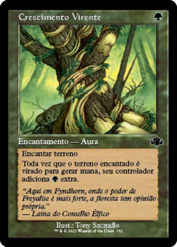 Crescimento Virente - Dominaria Remastered