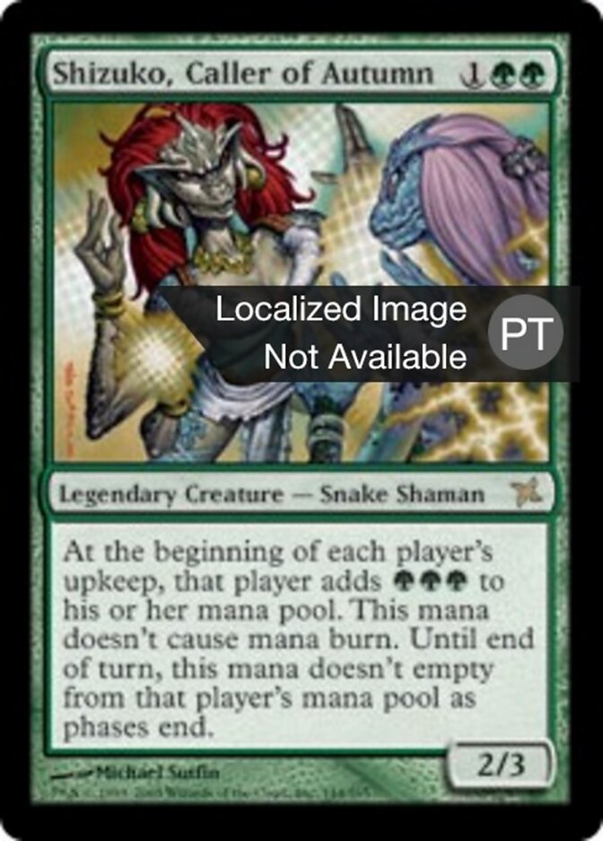 Shizuko, Convocadora do Outono - Betrayers of Kamigawa