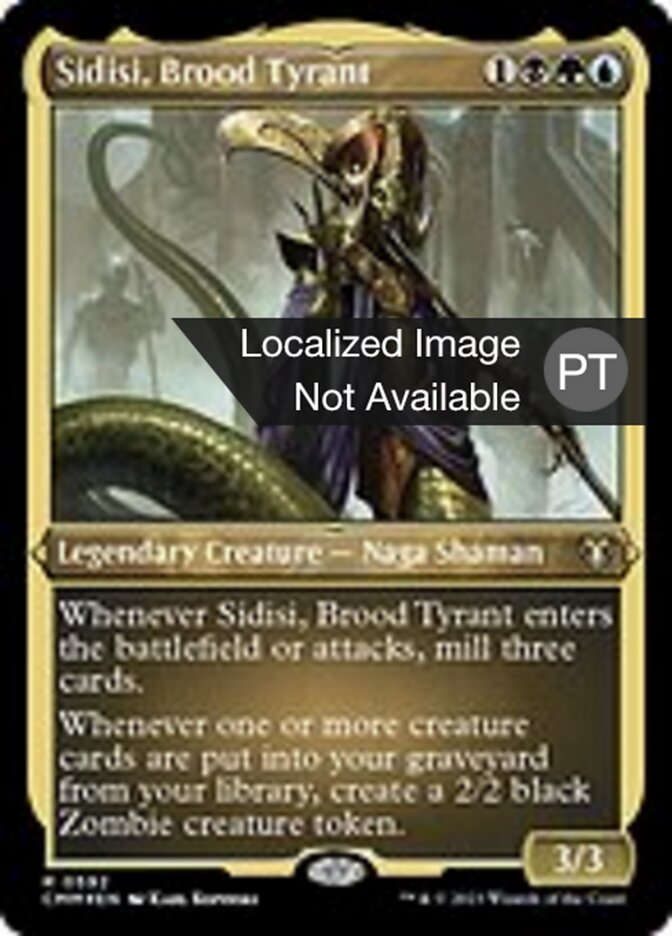 Sidisi, Tirana da Linhagem - Commander Masters