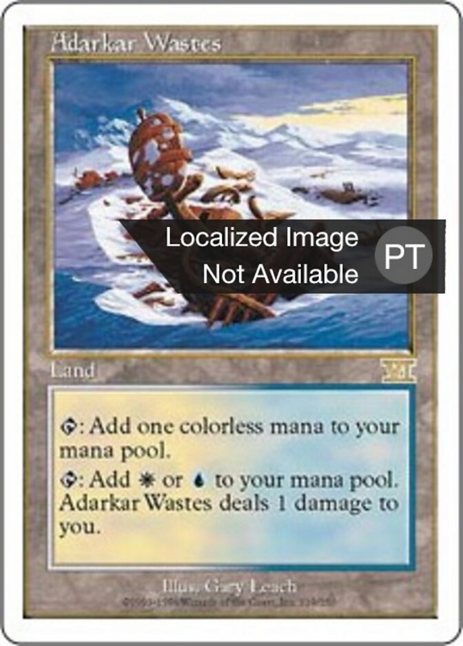 Regiões Agrestes de Adarkar - Classic Sixth Edition