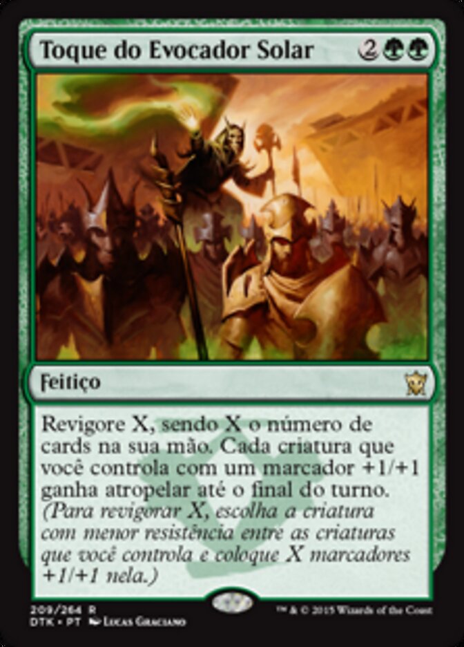 Toque do Evocador Solar - Dragons of Tarkir