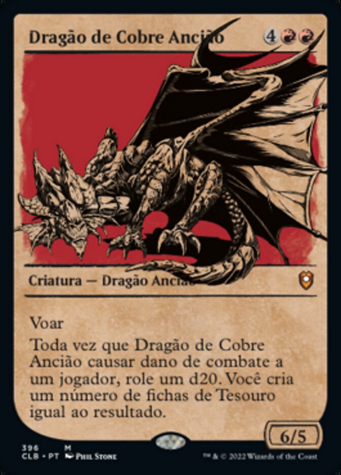 Dragão de Cobre Ancião - Commander Legends: Battle for Baldur's Gate