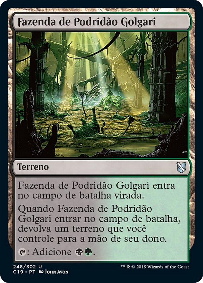 Fazenda de Podridão Golgari - Commander 2019
