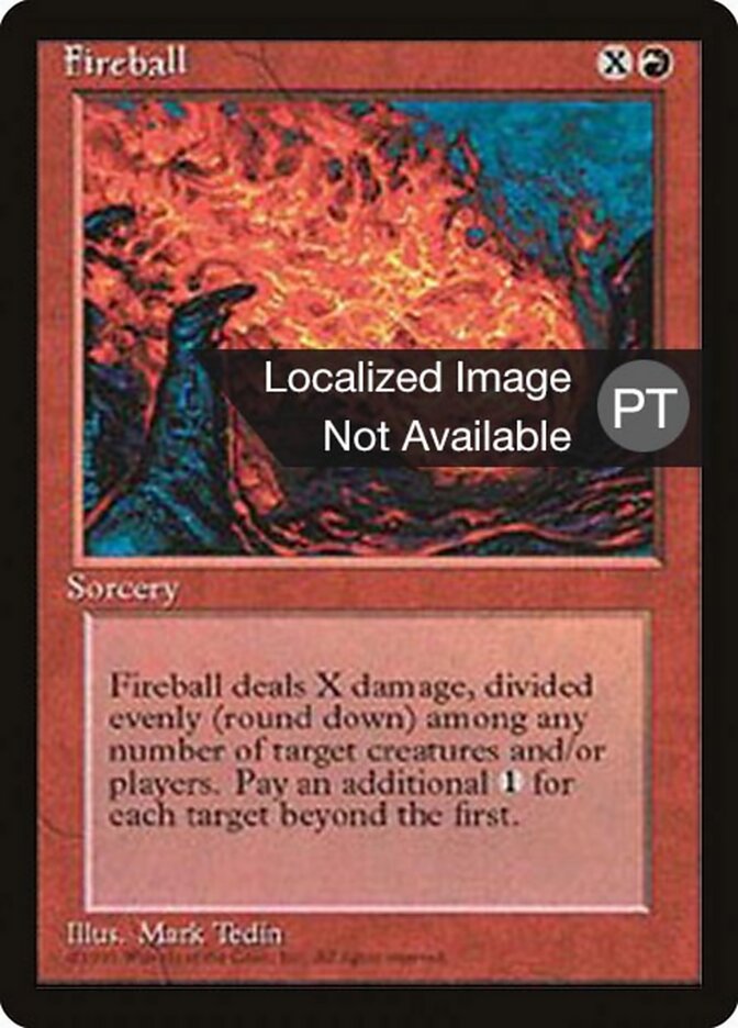 Bola de Fogo - Fourth Edition Foreign Black Border