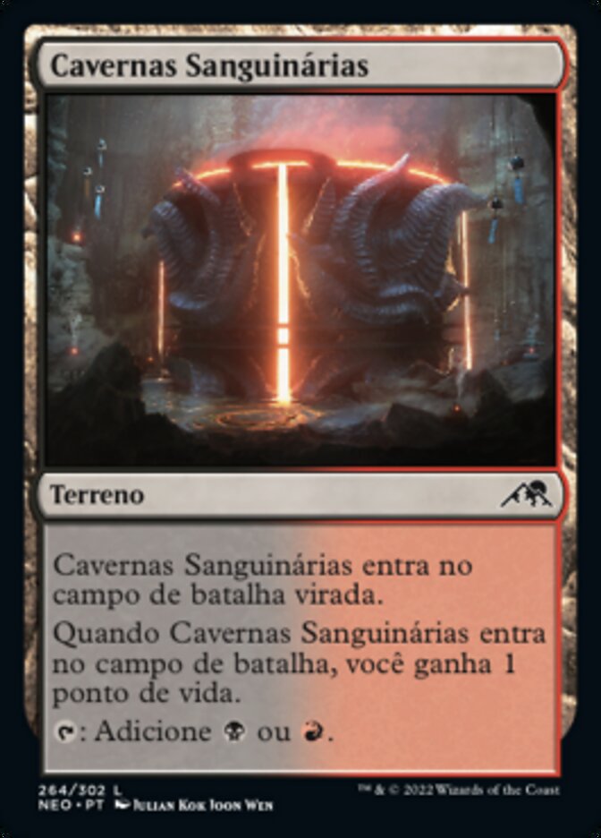 Cavernas Sanguinárias - Kamigawa: Neon Dynasty