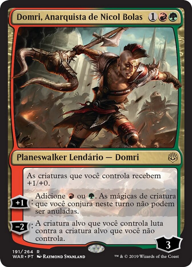 Domri, Anarquista de Nicol Bolas - War of the Spark