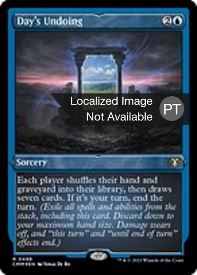 Desfazer do Dia - Commander Masters