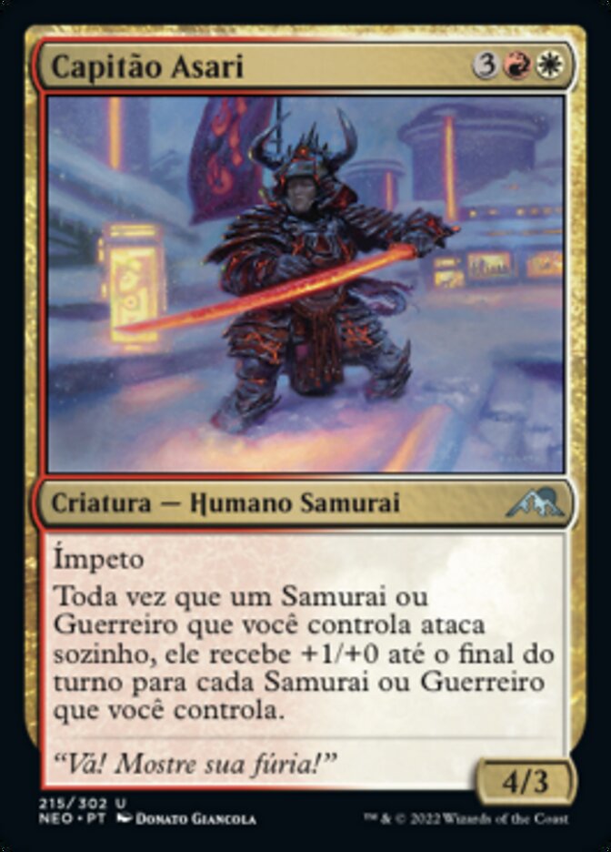Capitão Asari - Kamigawa: Neon Dynasty