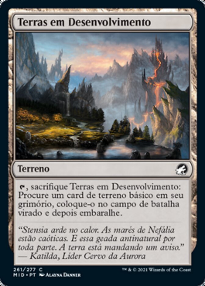 Terras em Desenvolvimento - Innistrad: Midnight Hunt