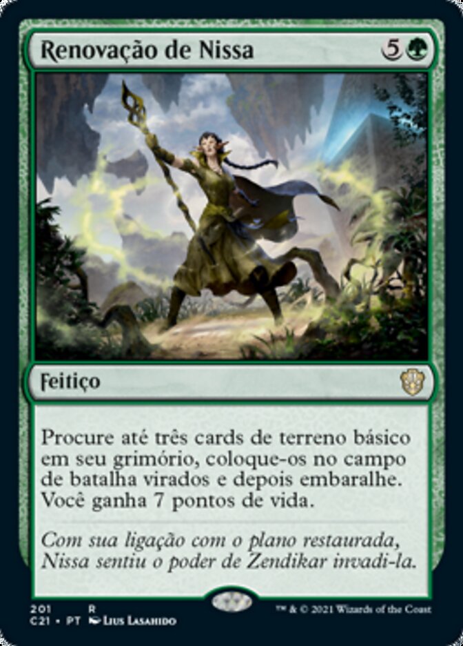 Renovação de Nissa - Commander 2021