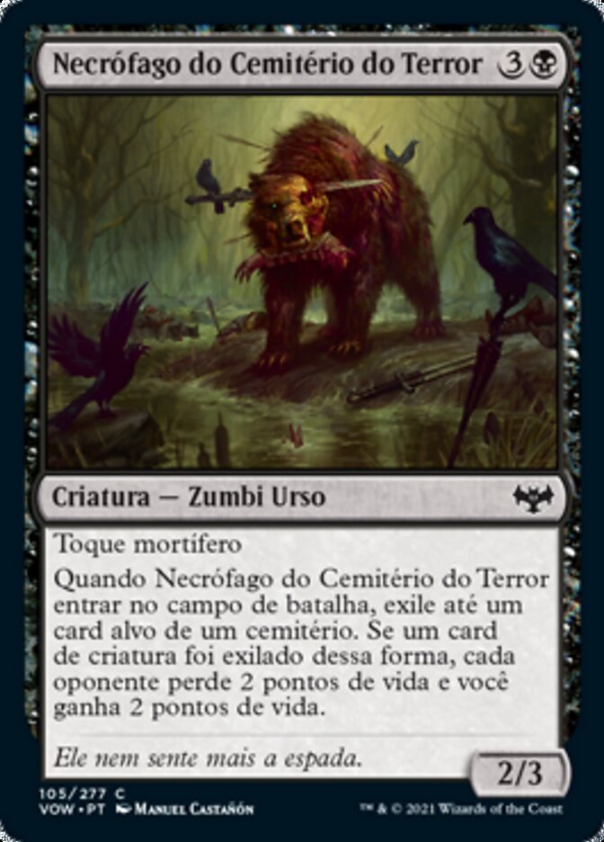 Necrófago do Cemitério do Terror - Innistrad: Crimson Vow
