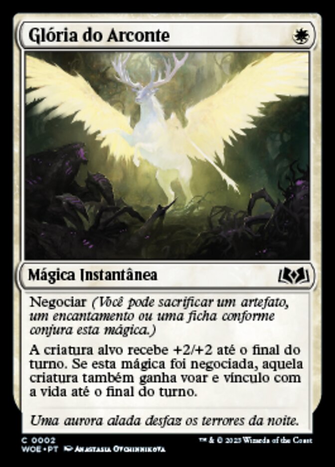 Glória do Arconte - Wilds of Eldraine